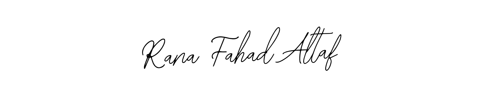 The best way (Bearetta-2O07w) to make a short signature is to pick only two or three words in your name. The name Rana Fahad Altaf include a total of six letters. For converting this name. Rana Fahad Altaf signature style 12 images and pictures png