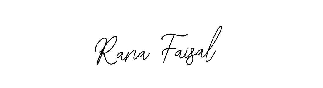 Similarly Bearetta-2O07w is the best handwritten signature design. Signature creator online .You can use it as an online autograph creator for name Rana Faisal. Rana Faisal signature style 12 images and pictures png