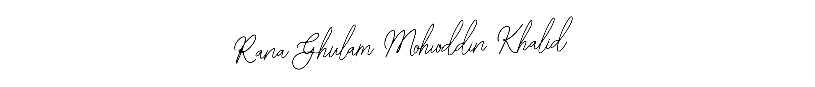 Also we have Rana Ghulam Mohioddin Khalid name is the best signature style. Create professional handwritten signature collection using Bearetta-2O07w autograph style. Rana Ghulam Mohioddin Khalid signature style 12 images and pictures png