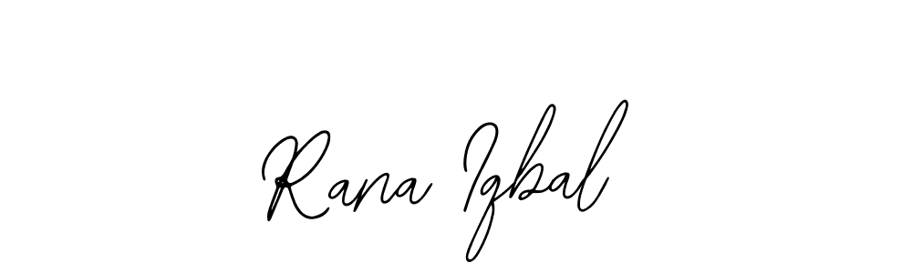 Rana Iqbal stylish signature style. Best Handwritten Sign (Bearetta-2O07w) for my name. Handwritten Signature Collection Ideas for my name Rana Iqbal. Rana Iqbal signature style 12 images and pictures png