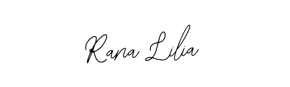 Similarly Bearetta-2O07w is the best handwritten signature design. Signature creator online .You can use it as an online autograph creator for name Rana Lilia. Rana Lilia signature style 12 images and pictures png