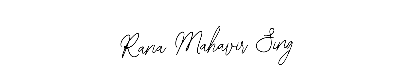Make a short Rana Mahavir Sing signature style. Manage your documents anywhere anytime using Bearetta-2O07w. Create and add eSignatures, submit forms, share and send files easily. Rana Mahavir Sing signature style 12 images and pictures png