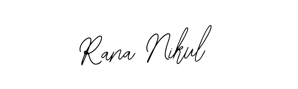 Design your own signature with our free online signature maker. With this signature software, you can create a handwritten (Bearetta-2O07w) signature for name Rana Nikul. Rana Nikul signature style 12 images and pictures png