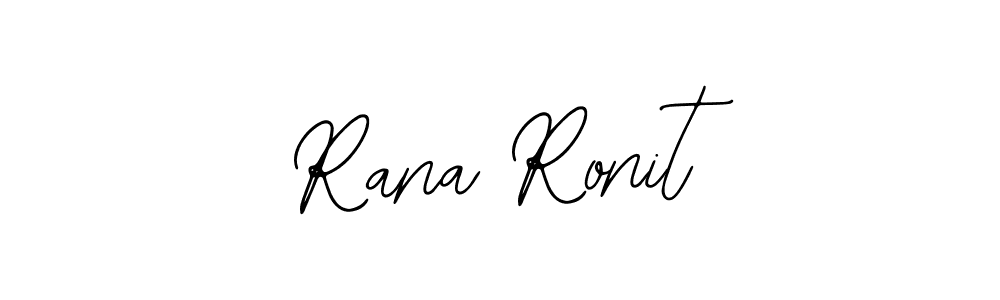Also You can easily find your signature by using the search form. We will create Rana Ronit name handwritten signature images for you free of cost using Bearetta-2O07w sign style. Rana Ronit signature style 12 images and pictures png