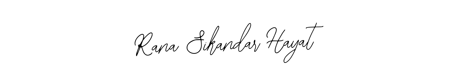 Use a signature maker to create a handwritten signature online. With this signature software, you can design (Bearetta-2O07w) your own signature for name Rana Sikandar Hayat. Rana Sikandar Hayat signature style 12 images and pictures png