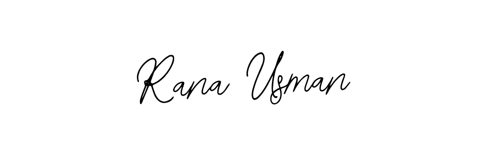 How to make Rana Usman name signature. Use Bearetta-2O07w style for creating short signs online. This is the latest handwritten sign. Rana Usman signature style 12 images and pictures png