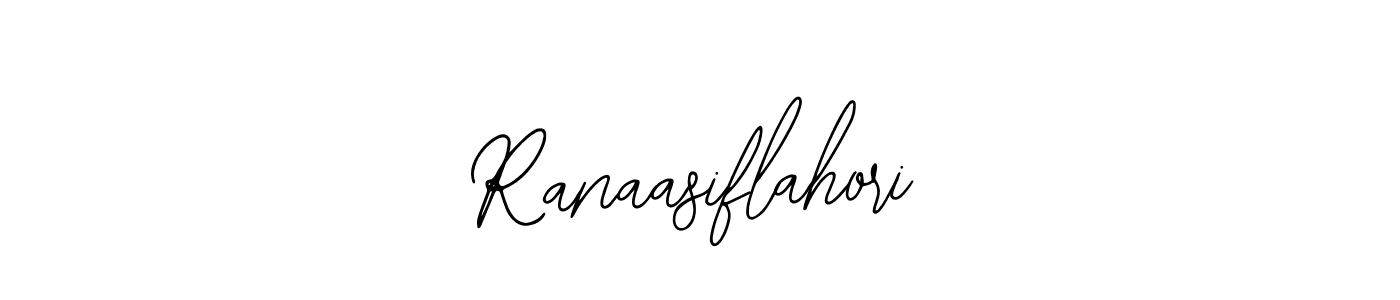 Bearetta-2O07w is a professional signature style that is perfect for those who want to add a touch of class to their signature. It is also a great choice for those who want to make their signature more unique. Get Ranaasiflahori name to fancy signature for free. Ranaasiflahori signature style 12 images and pictures png