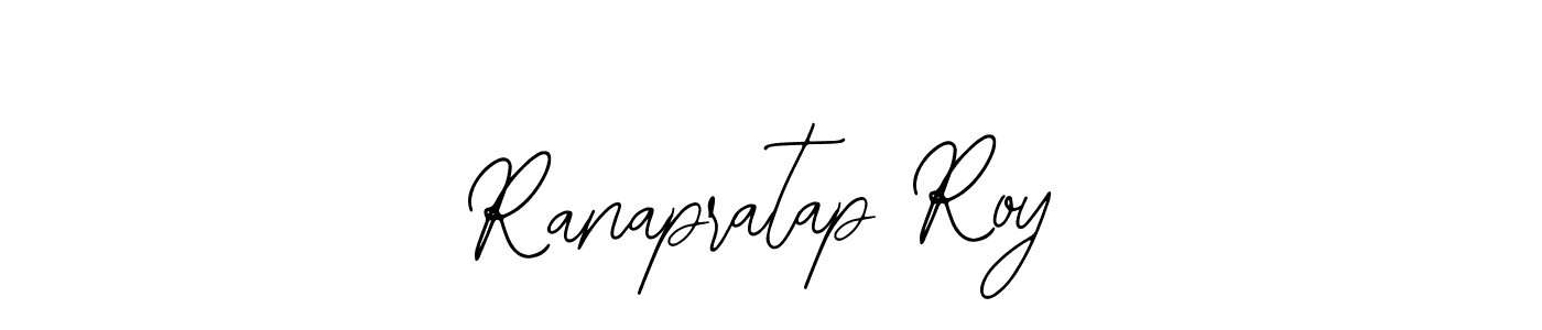You should practise on your own different ways (Bearetta-2O07w) to write your name (Ranapratap Roy) in signature. don't let someone else do it for you. Ranapratap Roy signature style 12 images and pictures png
