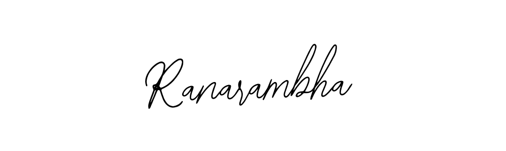 The best way (Bearetta-2O07w) to make a short signature is to pick only two or three words in your name. The name Ranarambha include a total of six letters. For converting this name. Ranarambha signature style 12 images and pictures png
