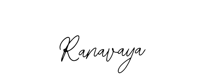 How to make Ranavaya name signature. Use Bearetta-2O07w style for creating short signs online. This is the latest handwritten sign. Ranavaya signature style 12 images and pictures png