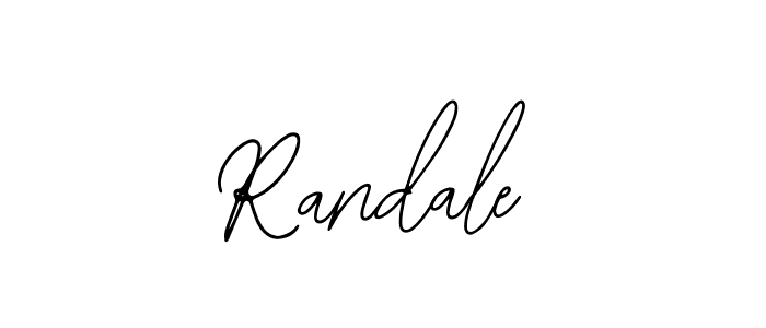 How to make Randale signature? Bearetta-2O07w is a professional autograph style. Create handwritten signature for Randale name. Randale signature style 12 images and pictures png