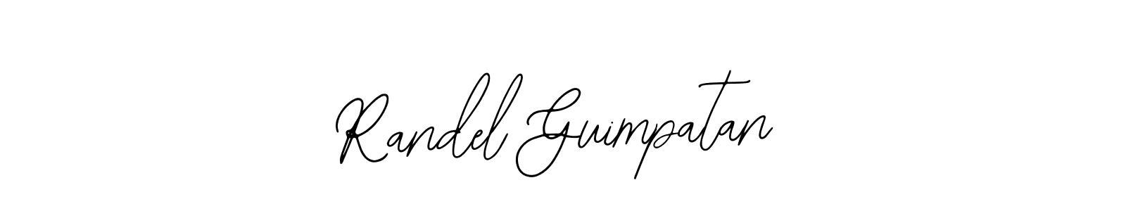 Use a signature maker to create a handwritten signature online. With this signature software, you can design (Bearetta-2O07w) your own signature for name Randel Guimpatan. Randel Guimpatan signature style 12 images and pictures png