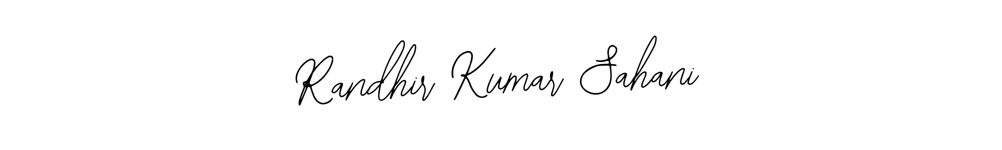 Create a beautiful signature design for name Randhir Kumar Sahani. With this signature (Bearetta-2O07w) fonts, you can make a handwritten signature for free. Randhir Kumar Sahani signature style 12 images and pictures png