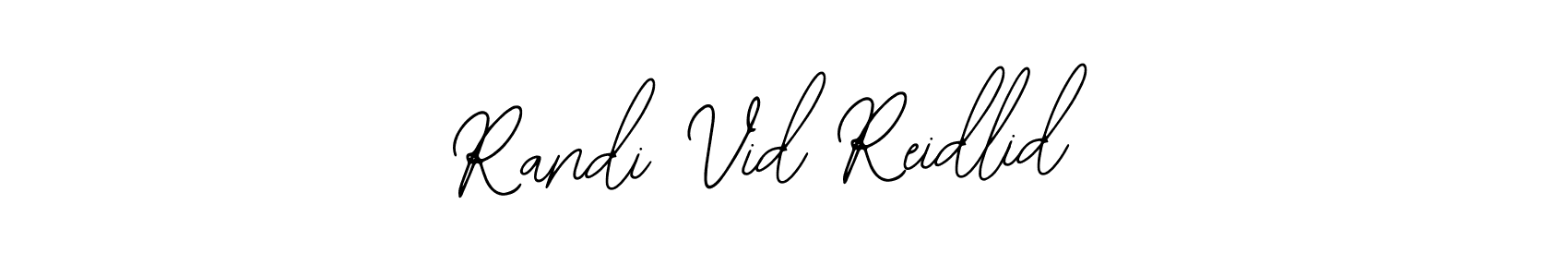 Design your own signature with our free online signature maker. With this signature software, you can create a handwritten (Bearetta-2O07w) signature for name Randi Vid Reidlid. Randi Vid Reidlid signature style 12 images and pictures png