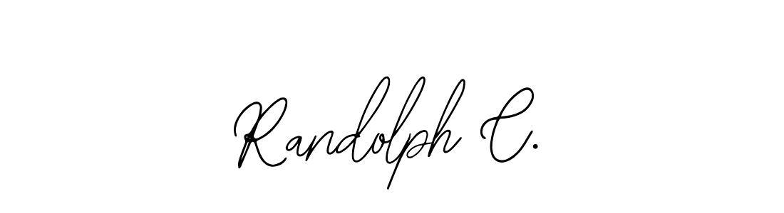 Design your own signature with our free online signature maker. With this signature software, you can create a handwritten (Bearetta-2O07w) signature for name Randolph C.. Randolph C. signature style 12 images and pictures png