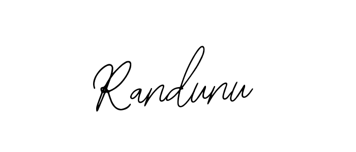 You should practise on your own different ways (Bearetta-2O07w) to write your name (Randunu) in signature. don't let someone else do it for you. Randunu signature style 12 images and pictures png