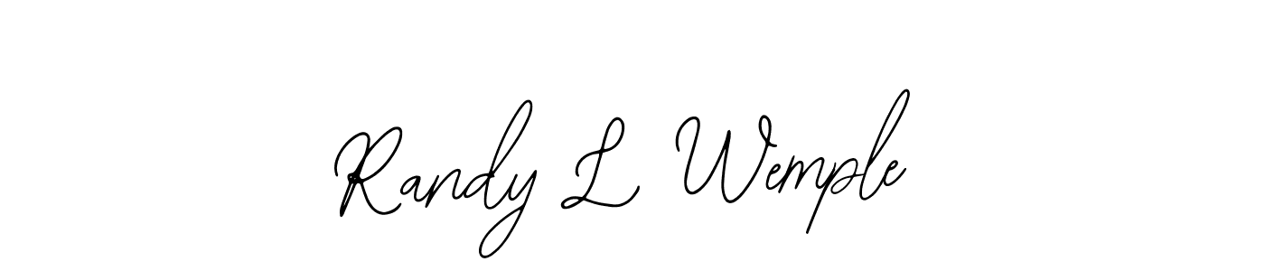 Also You can easily find your signature by using the search form. We will create Randy L Wemple name handwritten signature images for you free of cost using Bearetta-2O07w sign style. Randy L Wemple signature style 12 images and pictures png