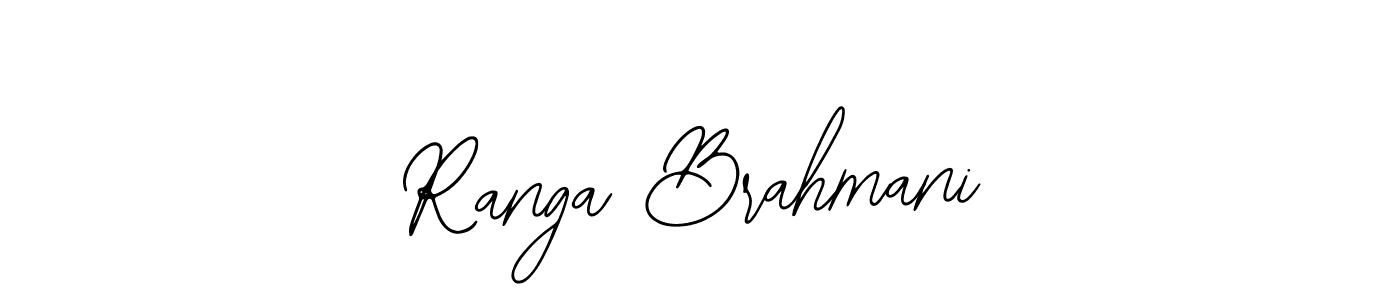Bearetta-2O07w is a professional signature style that is perfect for those who want to add a touch of class to their signature. It is also a great choice for those who want to make their signature more unique. Get Ranga Brahmani name to fancy signature for free. Ranga Brahmani signature style 12 images and pictures png