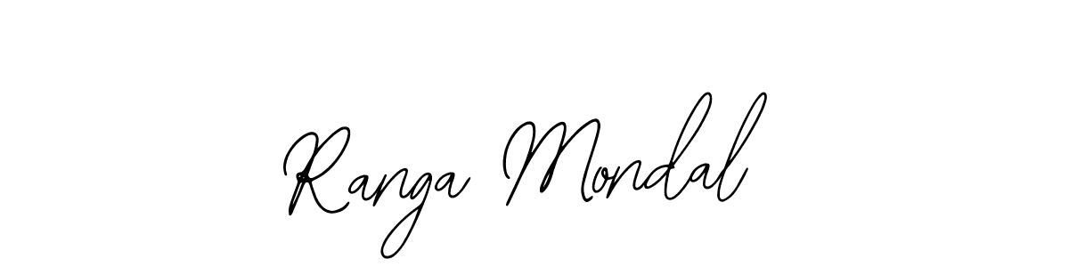 Use a signature maker to create a handwritten signature online. With this signature software, you can design (Bearetta-2O07w) your own signature for name Ranga Mondal. Ranga Mondal signature style 12 images and pictures png