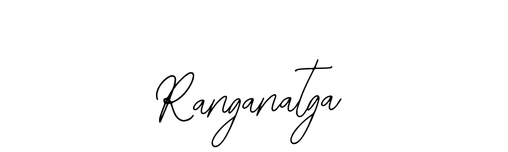 How to make Ranganatga name signature. Use Bearetta-2O07w style for creating short signs online. This is the latest handwritten sign. Ranganatga signature style 12 images and pictures png