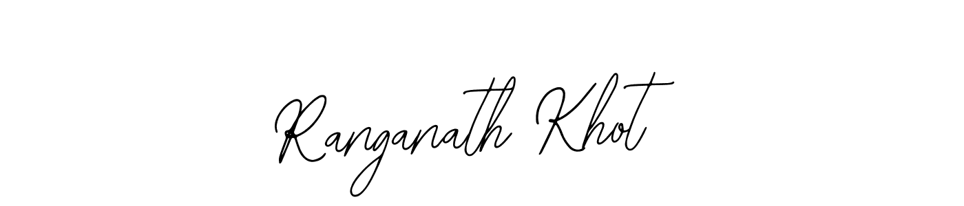 Bearetta-2O07w is a professional signature style that is perfect for those who want to add a touch of class to their signature. It is also a great choice for those who want to make their signature more unique. Get Ranganath Khot name to fancy signature for free. Ranganath Khot signature style 12 images and pictures png