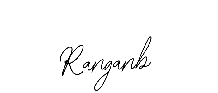 How to make Ranganb name signature. Use Bearetta-2O07w style for creating short signs online. This is the latest handwritten sign. Ranganb signature style 12 images and pictures png