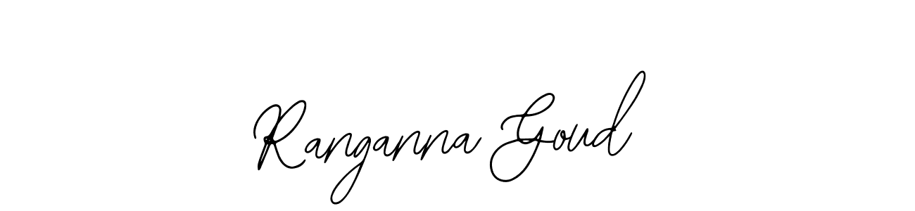The best way (Bearetta-2O07w) to make a short signature is to pick only two or three words in your name. The name Ranganna Goud include a total of six letters. For converting this name. Ranganna Goud signature style 12 images and pictures png