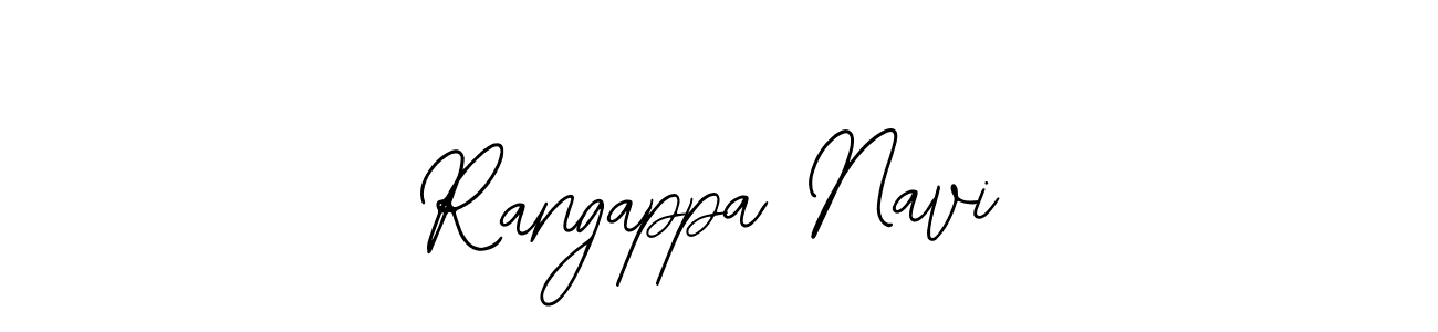 How to make Rangappa Navi name signature. Use Bearetta-2O07w style for creating short signs online. This is the latest handwritten sign. Rangappa Navi signature style 12 images and pictures png