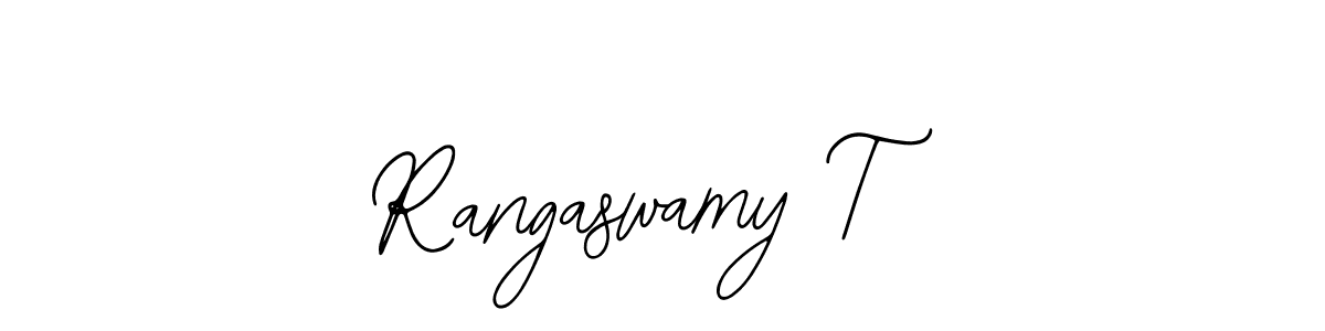 Make a beautiful signature design for name Rangaswamy T. With this signature (Bearetta-2O07w) style, you can create a handwritten signature for free. Rangaswamy T signature style 12 images and pictures png