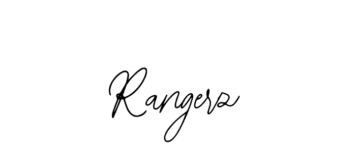 How to make Rangerz name signature. Use Bearetta-2O07w style for creating short signs online. This is the latest handwritten sign. Rangerz signature style 12 images and pictures png