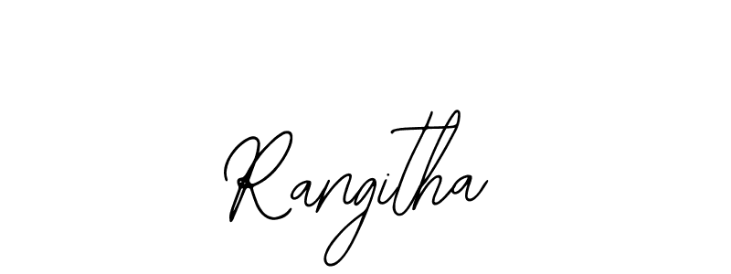 Also You can easily find your signature by using the search form. We will create Rangitha name handwritten signature images for you free of cost using Bearetta-2O07w sign style. Rangitha signature style 12 images and pictures png