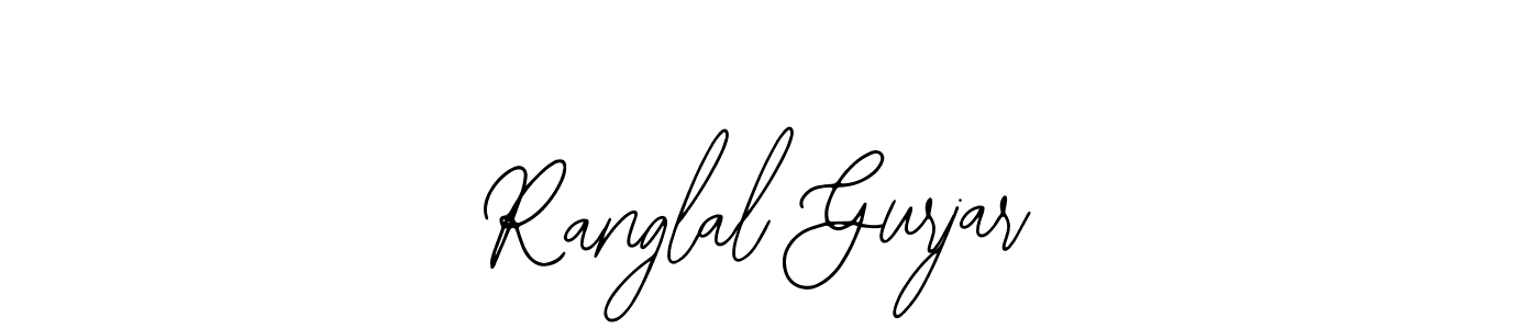 It looks lik you need a new signature style for name Ranglal Gurjar. Design unique handwritten (Bearetta-2O07w) signature with our free signature maker in just a few clicks. Ranglal Gurjar signature style 12 images and pictures png