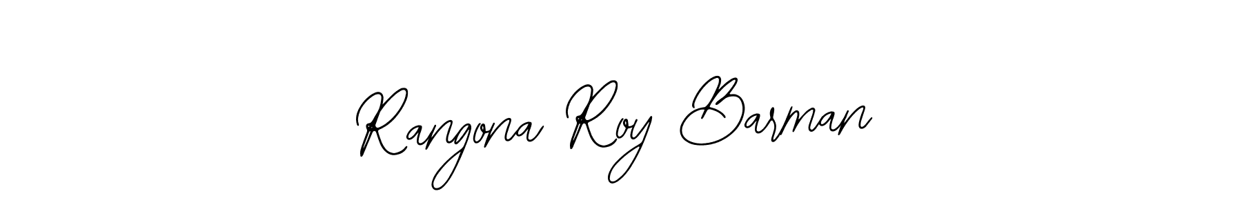 Make a beautiful signature design for name Rangona Roy Barman. Use this online signature maker to create a handwritten signature for free. Rangona Roy Barman signature style 12 images and pictures png