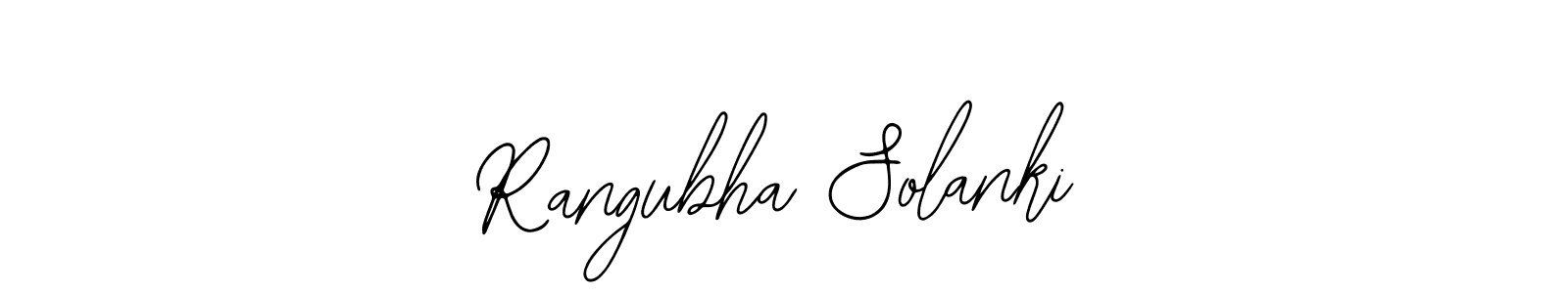 Rangubha Solanki stylish signature style. Best Handwritten Sign (Bearetta-2O07w) for my name. Handwritten Signature Collection Ideas for my name Rangubha Solanki. Rangubha Solanki signature style 12 images and pictures png