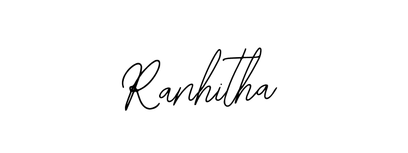 Bearetta-2O07w is a professional signature style that is perfect for those who want to add a touch of class to their signature. It is also a great choice for those who want to make their signature more unique. Get Ranhitha name to fancy signature for free. Ranhitha signature style 12 images and pictures png