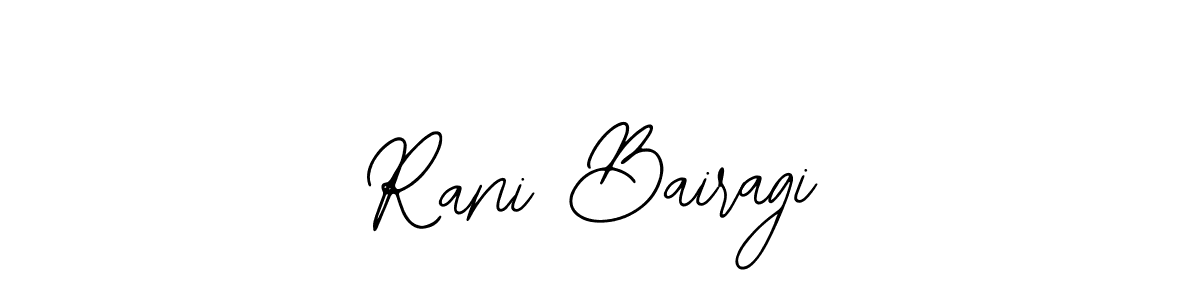How to make Rani Bairagi name signature. Use Bearetta-2O07w style for creating short signs online. This is the latest handwritten sign. Rani Bairagi signature style 12 images and pictures png