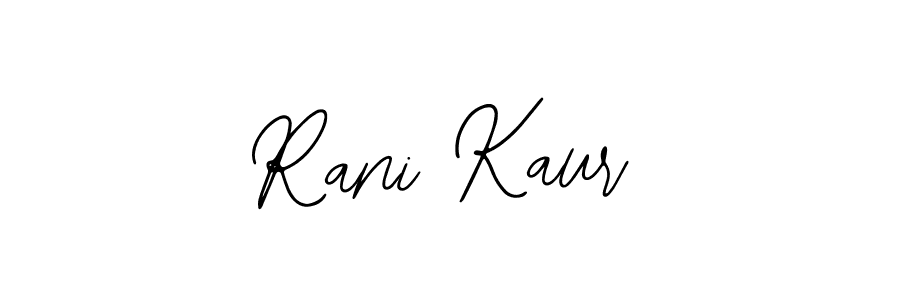 Bearetta-2O07w is a professional signature style that is perfect for those who want to add a touch of class to their signature. It is also a great choice for those who want to make their signature more unique. Get Rani Kaur name to fancy signature for free. Rani Kaur signature style 12 images and pictures png