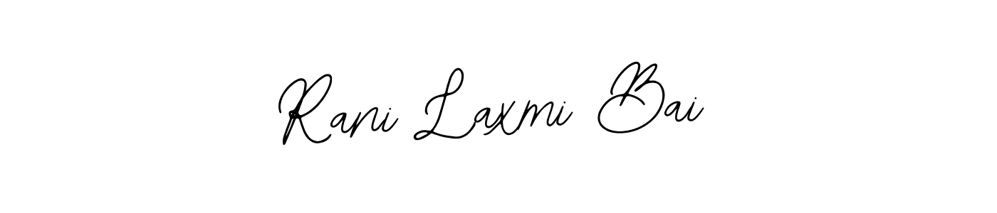 Design your own signature with our free online signature maker. With this signature software, you can create a handwritten (Bearetta-2O07w) signature for name Rani Laxmi Bai. Rani Laxmi Bai signature style 12 images and pictures png