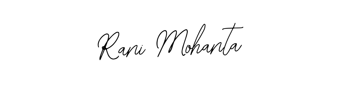 Also You can easily find your signature by using the search form. We will create Rani Mohanta name handwritten signature images for you free of cost using Bearetta-2O07w sign style. Rani Mohanta signature style 12 images and pictures png