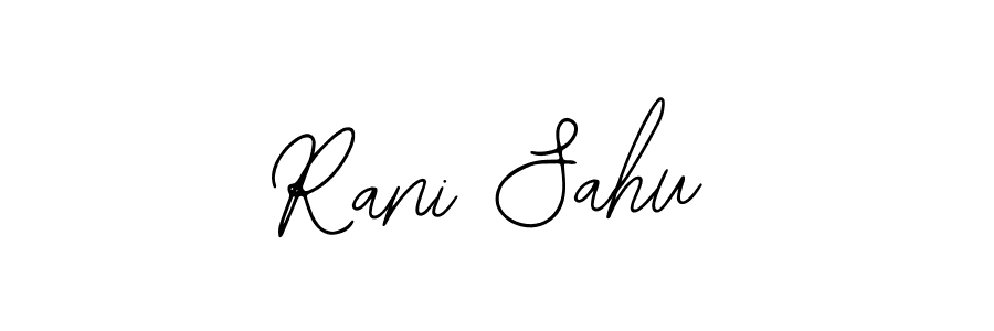 if you are searching for the best signature style for your name Rani Sahu. so please give up your signature search. here we have designed multiple signature styles  using Bearetta-2O07w. Rani Sahu signature style 12 images and pictures png