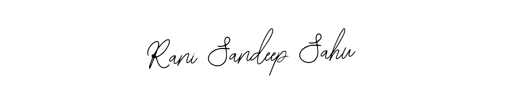 if you are searching for the best signature style for your name Rani Sandeep Sahu. so please give up your signature search. here we have designed multiple signature styles  using Bearetta-2O07w. Rani Sandeep Sahu signature style 12 images and pictures png