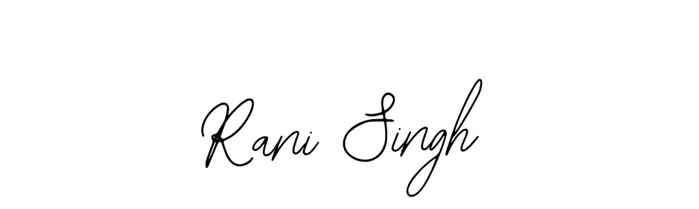 Make a beautiful signature design for name Rani Singh. With this signature (Bearetta-2O07w) style, you can create a handwritten signature for free. Rani Singh signature style 12 images and pictures png