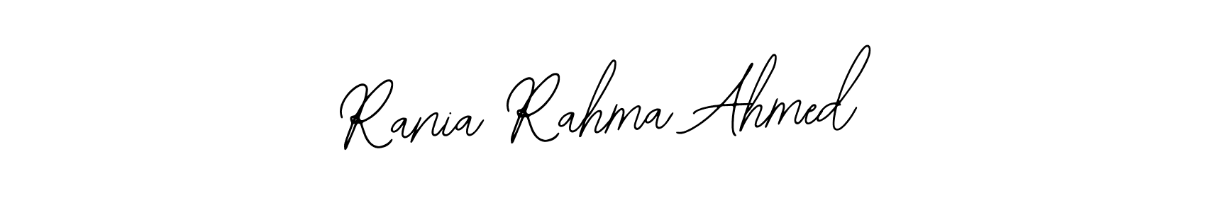if you are searching for the best signature style for your name Rania Rahma Ahmed. so please give up your signature search. here we have designed multiple signature styles  using Bearetta-2O07w. Rania Rahma Ahmed signature style 12 images and pictures png