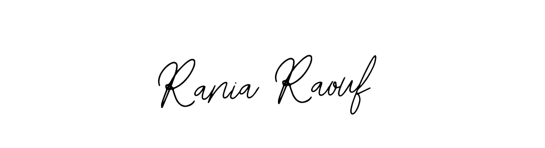 Also You can easily find your signature by using the search form. We will create Rania Raouf name handwritten signature images for you free of cost using Bearetta-2O07w sign style. Rania Raouf signature style 12 images and pictures png