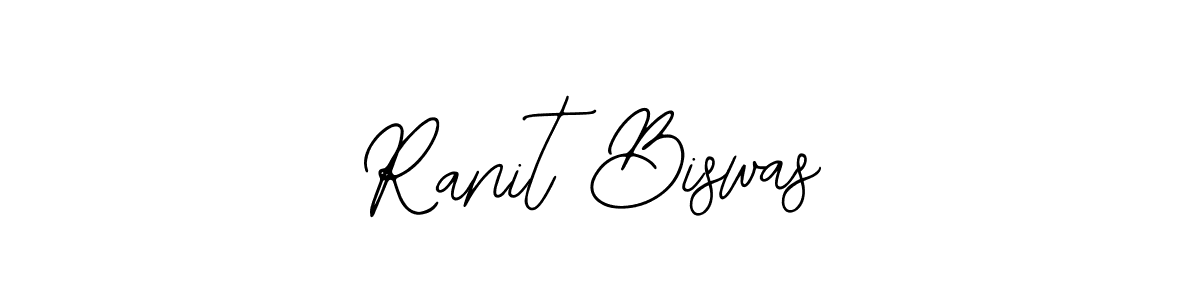 The best way (Bearetta-2O07w) to make a short signature is to pick only two or three words in your name. The name Ranit Biswas include a total of six letters. For converting this name. Ranit Biswas signature style 12 images and pictures png