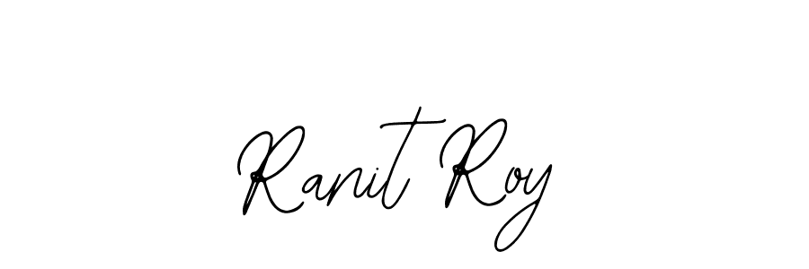 Bearetta-2O07w is a professional signature style that is perfect for those who want to add a touch of class to their signature. It is also a great choice for those who want to make their signature more unique. Get Ranit Roy name to fancy signature for free. Ranit Roy signature style 12 images and pictures png