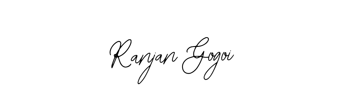 You should practise on your own different ways (Bearetta-2O07w) to write your name (Ranjan Gogoi) in signature. don't let someone else do it for you. Ranjan Gogoi signature style 12 images and pictures png
