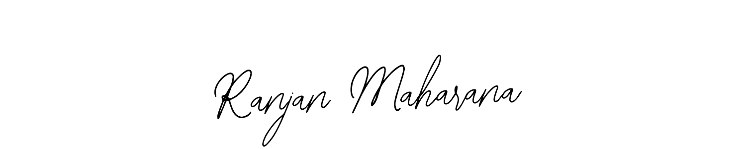 You should practise on your own different ways (Bearetta-2O07w) to write your name (Ranjan Maharana) in signature. don't let someone else do it for you. Ranjan Maharana signature style 12 images and pictures png