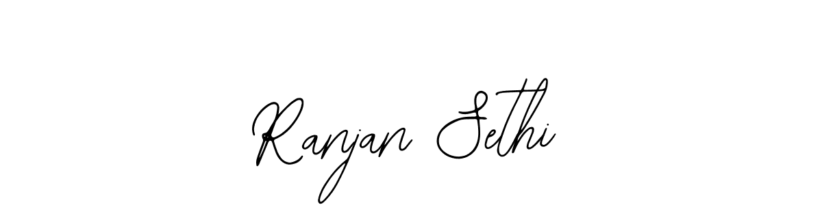 Bearetta-2O07w is a professional signature style that is perfect for those who want to add a touch of class to their signature. It is also a great choice for those who want to make their signature more unique. Get Ranjan Sethi name to fancy signature for free. Ranjan Sethi signature style 12 images and pictures png