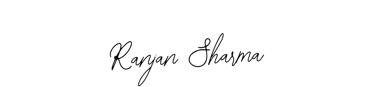 How to make Ranjan Sharma name signature. Use Bearetta-2O07w style for creating short signs online. This is the latest handwritten sign. Ranjan Sharma signature style 12 images and pictures png